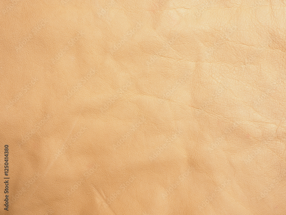 Obraz premium Texture of a fine beige leather surface using as luxury background or header