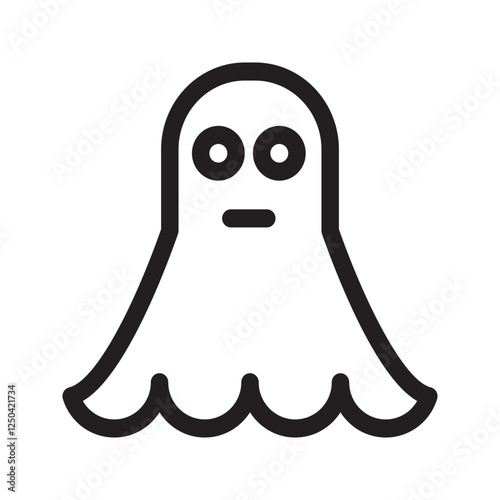  A ghostly presence with hollow eyes, surrounded by mist, creating a chilling and haunting atmosphere.