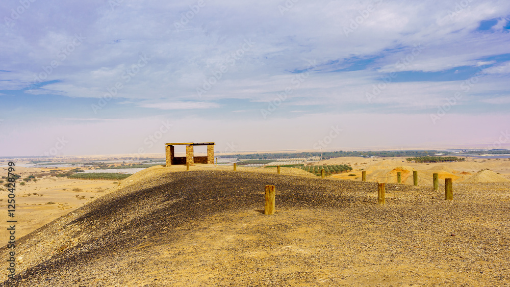 Observation point, over the Arava Desert