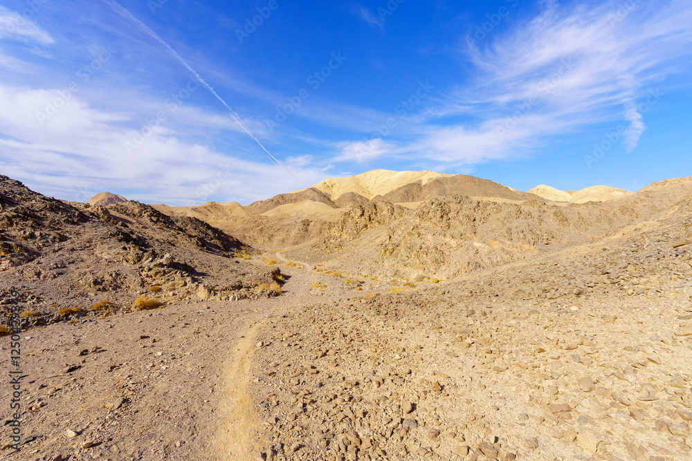 Shlomo Valley landscape in Eilat desert mountains