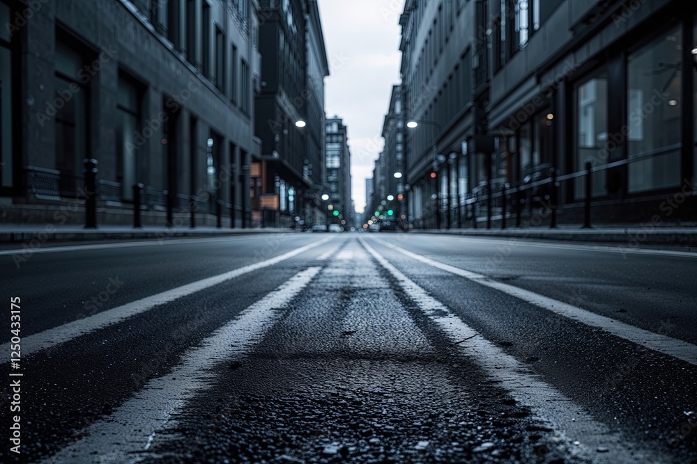 Black Asphalt Road Dark Street Background with Studio Room Texture for Product Showcase Black Asphalt Road Dark Street Background with Studio Room Texture for Product Showcase