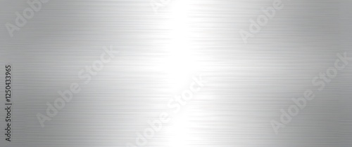 A digital rendering of a stylish metallic background featuring a brushed silver texture with  subtle highlights and reflections, in a sleek and modern style.