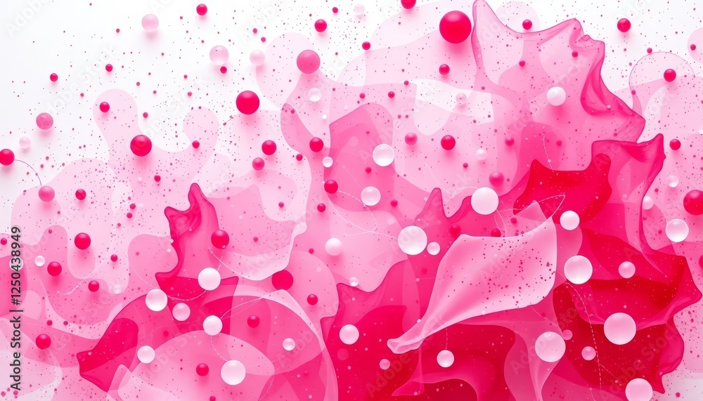 Obraz premium Soft pink rose petals scattered beautifully, creating a romantic and floral background