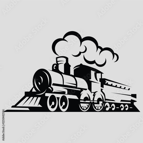 On a station platform. Vector illustration on the subject of train, tram, subway ride