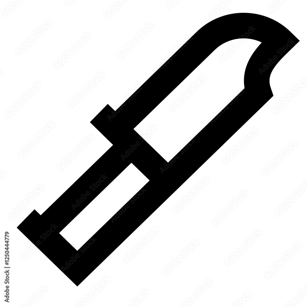 Rambo Knife - Simple Camping Icon - Outdoor & Nature Exploration Rambo Knife - Simple Camping Icon - Outdoor & Nature Exploration
