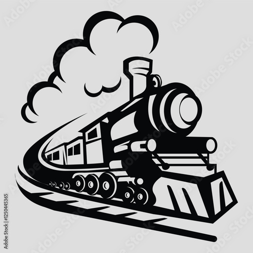 On a station platform. Vector illustration on the subject of train, tram, subway ride