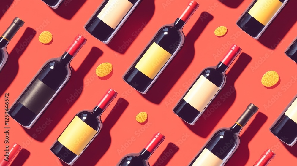 Obraz premium Wine bottles
