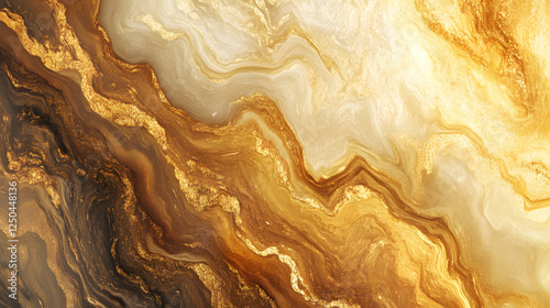 Wallpaper Mural A marble backdrop. A beautiful gold background with a flowing liquid gold texture, perfect for creating luxurious designs. Torontodigital.ca