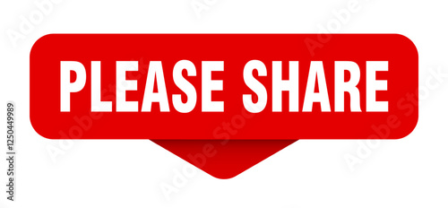 please share sticker. please share sign on transparent background