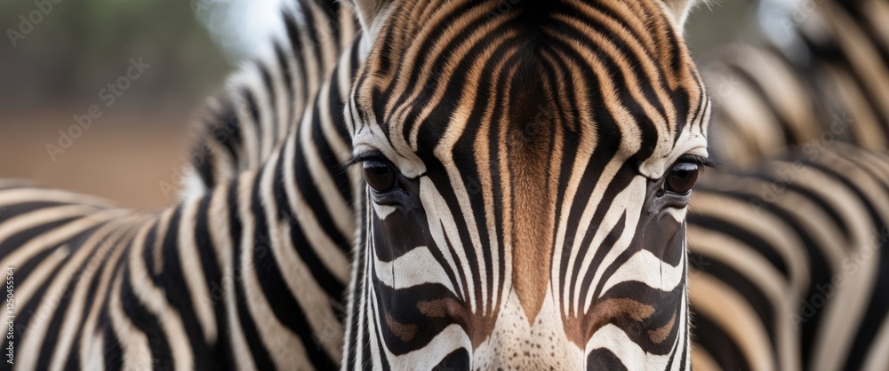 Close-Up of Zebra Fur Showcasing Striking Black and White Patterns in Natural Habitat Close-Up of Zebra Fur Showcasing Striking Black and White Patterns in Natural Habitat