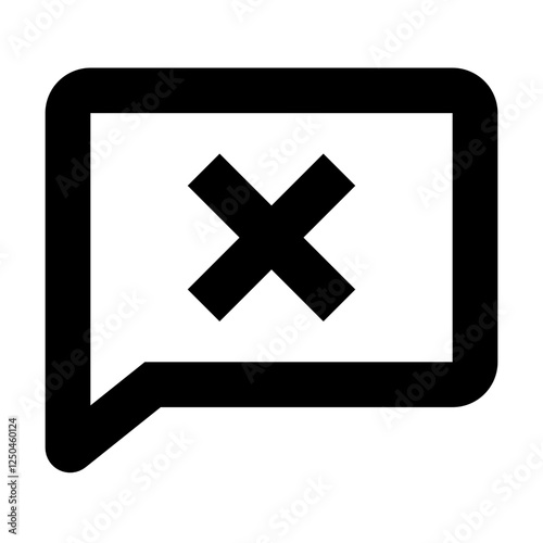 Free Download Message X - Simple Minimalist Communication Icon - GFXLoad