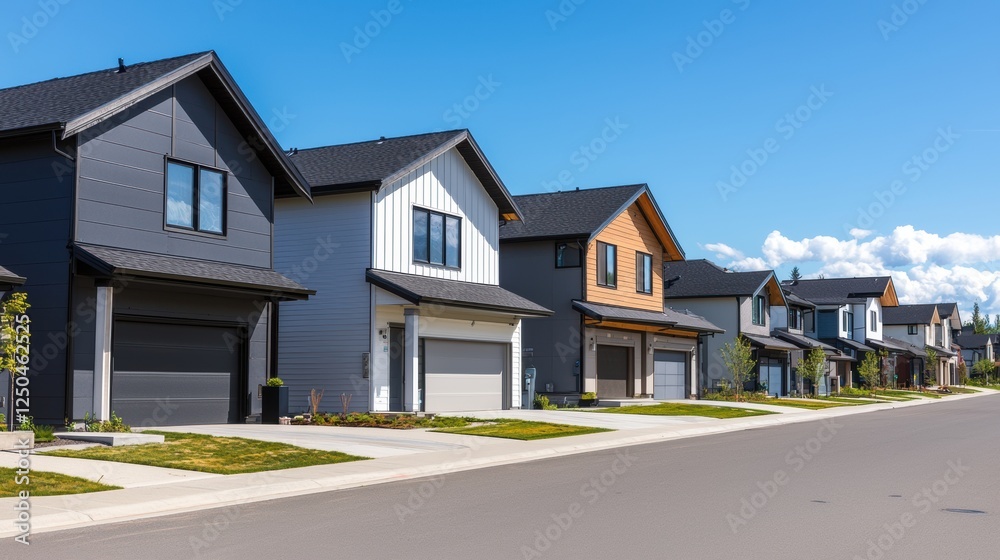 Elegant Modern Townhouses with Unique Exteriors in a Beautiful Suburban Environment Elegant Modern Townhouses with Unique Exteriors in a Beautiful Suburban Environment