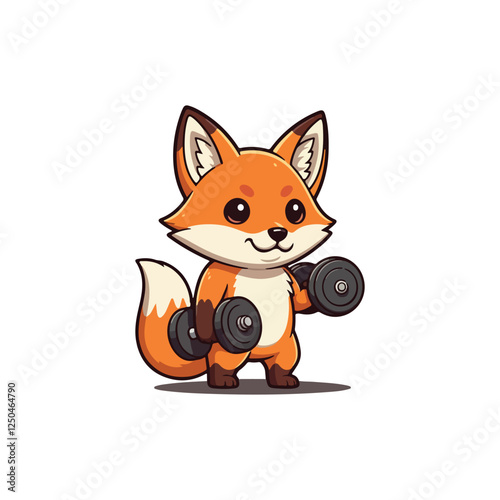 Cute wolf Cartoon Vector Icon Illustration Animal Nature Icon Concept Isolated Premium Vector