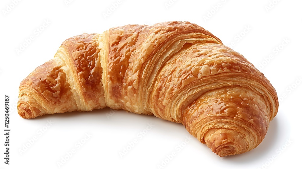 Beautifully cooked croissant that are golden and flaky from the uncooked batter Beautifully cooked croissant that are golden and flaky from the uncooked batter