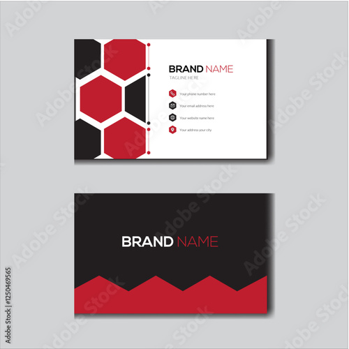 Modern Business Card, professional business cardvisiting card, business card template, 