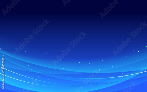 グラデーションウェーブの背景イラスト