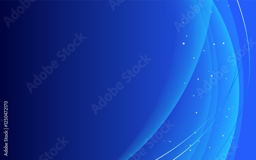 グラデーションウェーブの背景イラスト