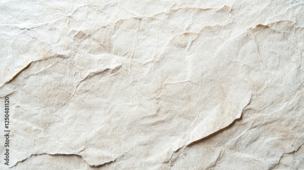 A close-up view of textured, beige paper with natural wrinkles and folds, showcasing its organic appearance. A close-up view of textured, beige paper with natural wrinkles and folds, showcasing its organic appearance.