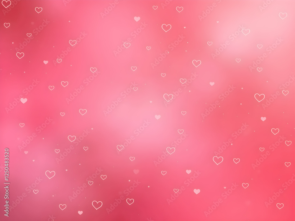 A romantic pink and red gradient background with subtle heart patterns A romantic pink and red gradient background with subtle heart patterns