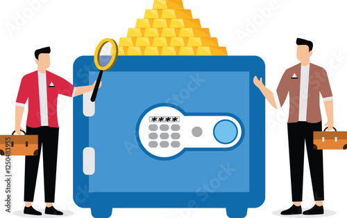 Study and analysis of the codes of wealth, financial experts, equidistant businessmen study of the combination of money lock codes