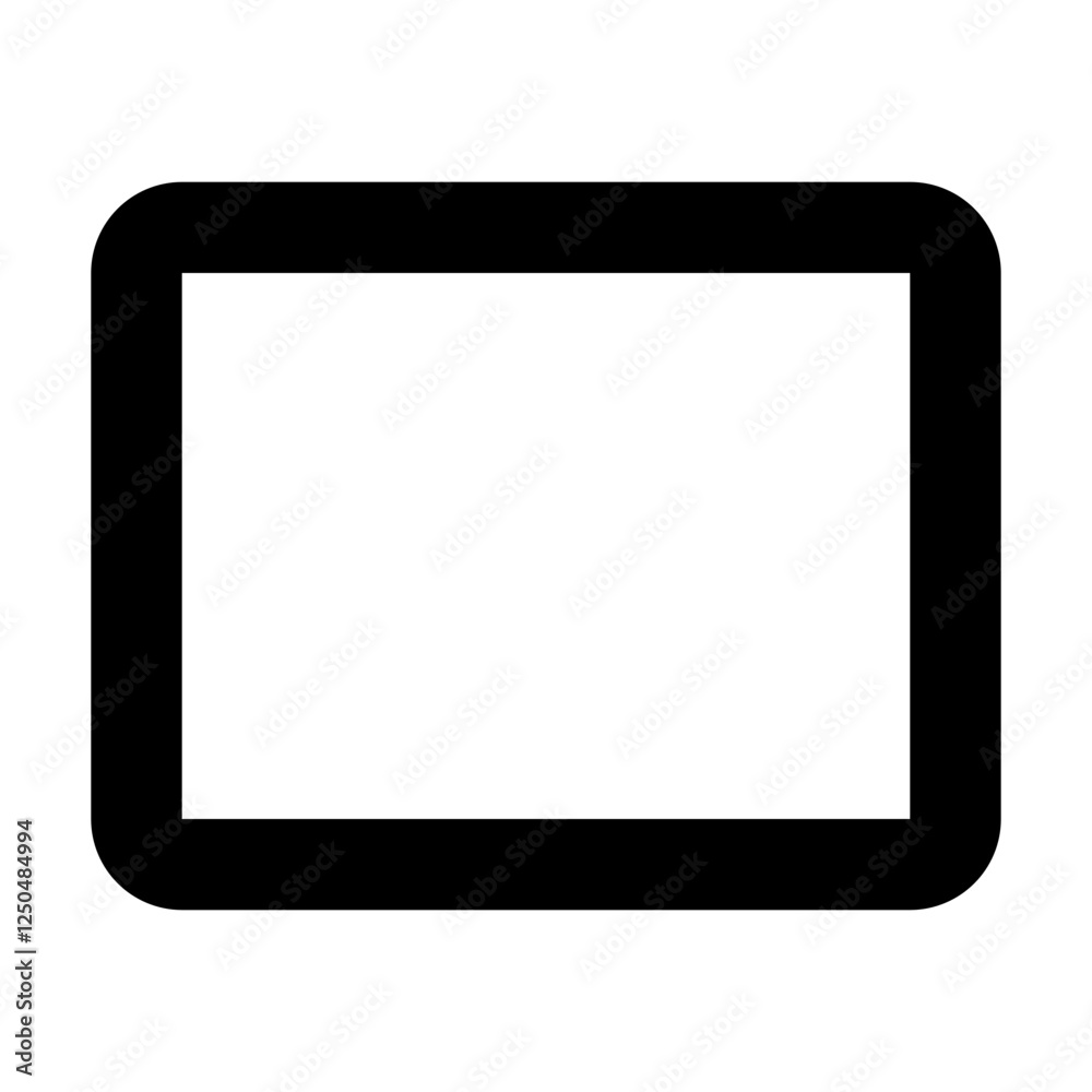 Tablet Horizontal - Simple Minimalist for Interface Icon Tablet Horizontal - Simple Minimalist for Interface Icon