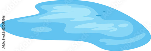 Water Pond Illustration
