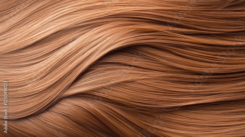 Revitalizing Brittle Hair with Protection for Strong and Healthy Strands, Close-Up of Smooth Texture photo