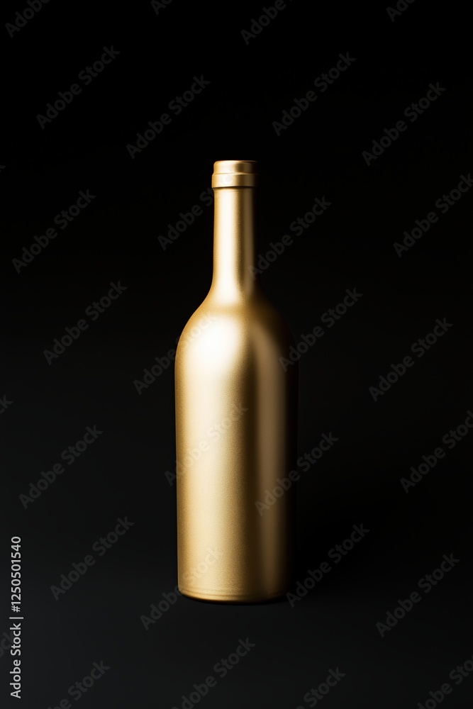 A luxurious golden wine bottle with a reflective metallic finish, set against a dark background, symbolizing elegance, wealth, and premium branding. Generative by Ai
A luxurious golden wine bottle with a reflective metallic finish, set against a dark background, symbolizing elegance, wealth, and premium branding. Generative by Ai