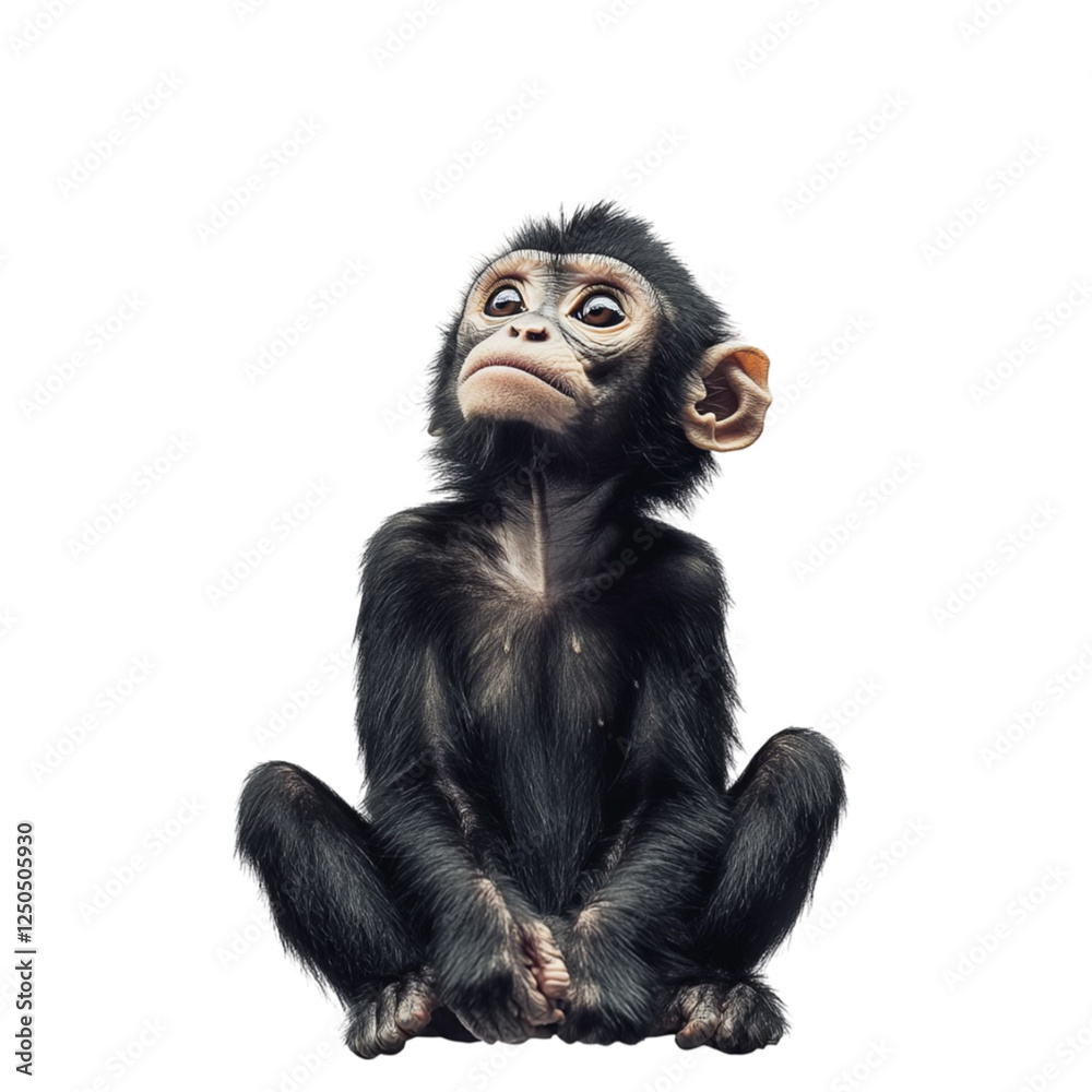 Naklejka premium Monkey Image