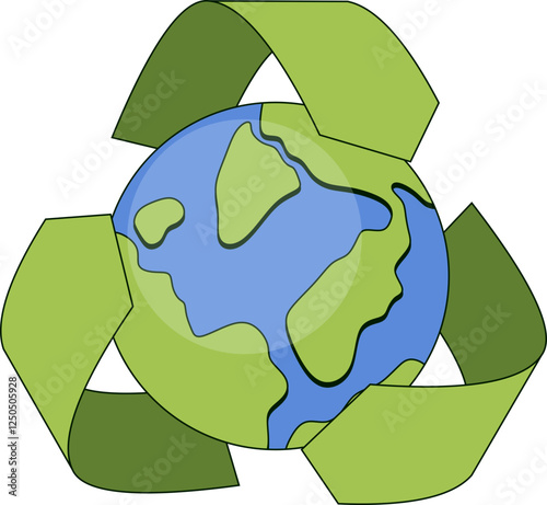 Mother Earth Day Illustration 