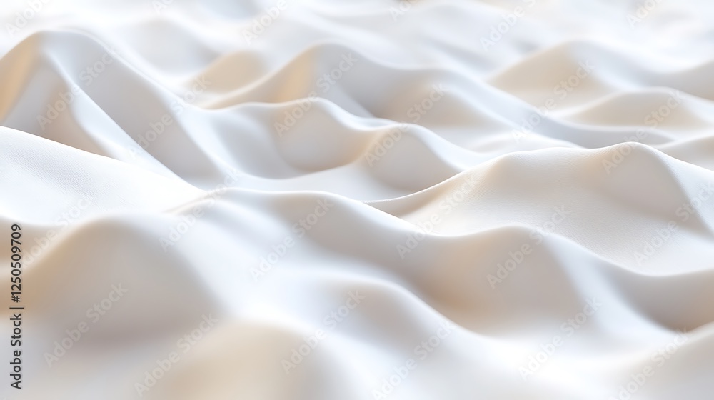 Fototapeta premium White textured surface with a gentle roughness, showcasing a clean and simple background.