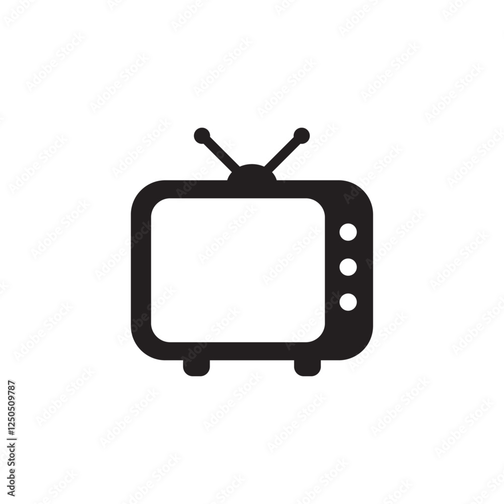 retro tv icon retro tv icon
