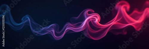 Intricate smoke patterns, deep black background, haunting ambience, dynamic, translucent, mood lighting