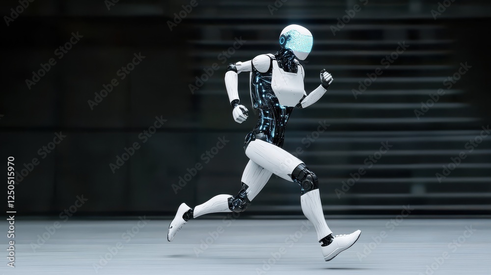 AI powered robot running, AI coach, AI Powered, AI Trainers, AI assistant, AI Agent AI powered robot running, AI coach, AI Powered, AI Trainers, AI assistant, AI Agent