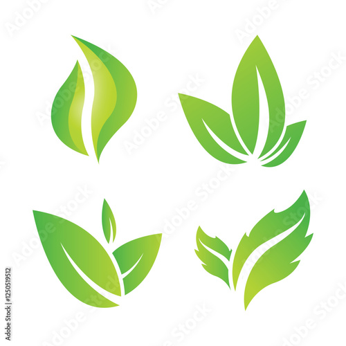 green leaves vector