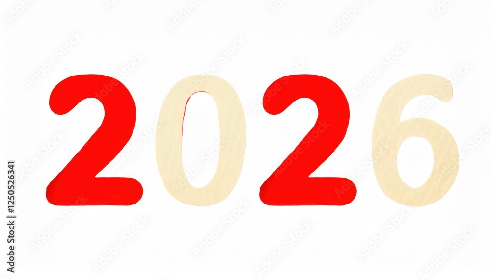 colorful 2026 wooden numbers with a white background symbolizing the new year for celebrations and greetings colorful 2026 wooden numbers with a white background symbolizing the new year for celebrations and greetings