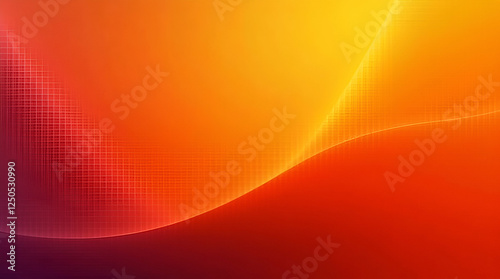 Vibrant Abstract Wave Background with Warm Orange and Red Gradient Colors – Modern Digital Art Design for Wallpapers, Presentations, and Graphic Projects