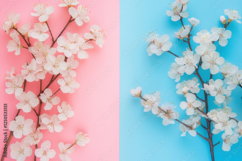 Spring-themed pastel pink and blue soft gradient backdrops for joyful creations and lively seasonal projects in bright and refreshing styles Spring-themed pastel pink and blue soft gradient backdrops for joyful creations and lively seasonal projects in bright and refreshing styles