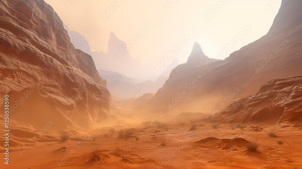 Canyon dust swirls in nature Canyon dust swirls in nature