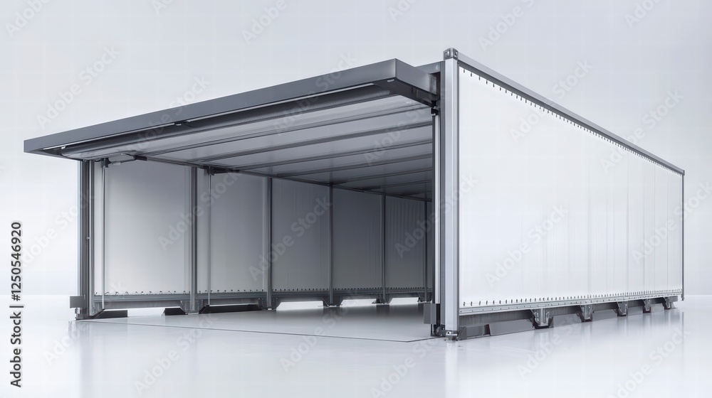 Fototapeta premium Warehouse visualization