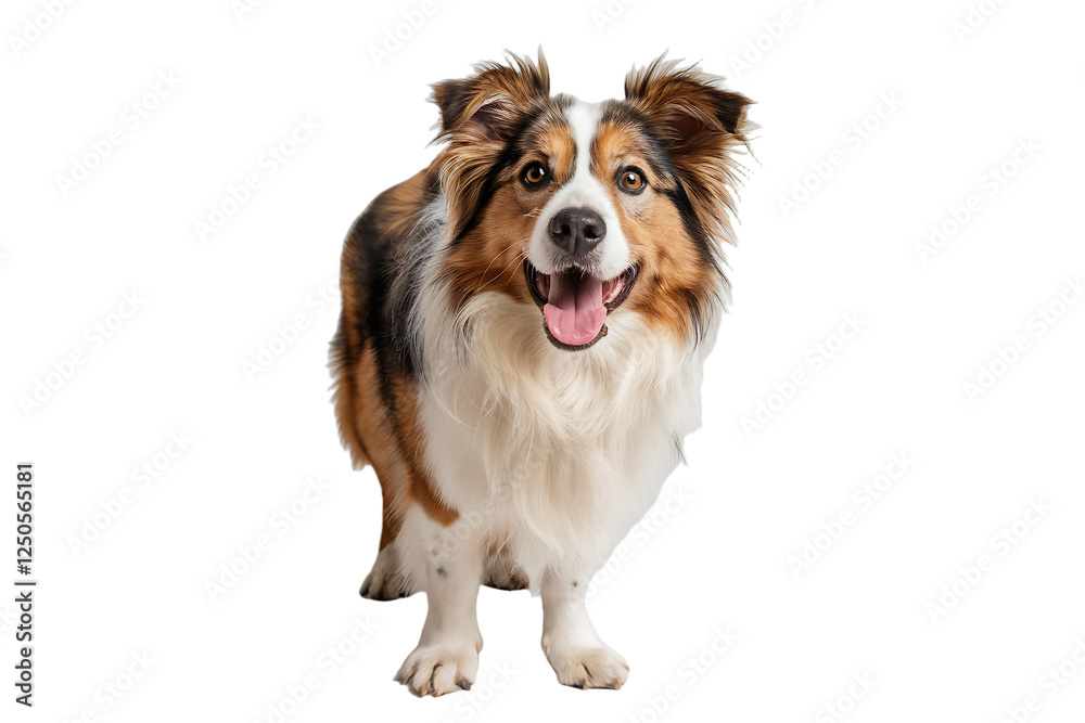 Fototapeta premium 3D Puppy Dog Isolated on Transparent PNG Background 
