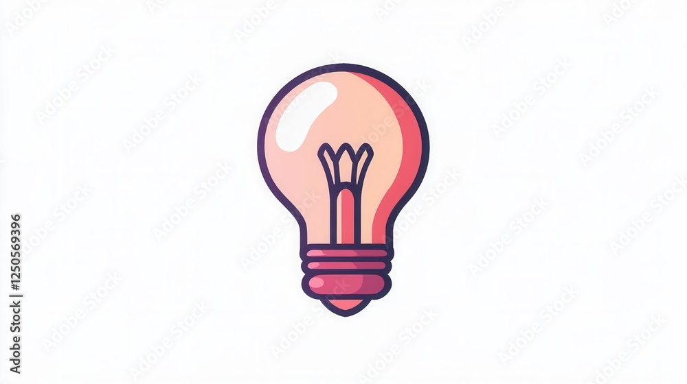Light Bulb Icon for Ideas and Innovation, flat design, isolated on white background, transparent PNG, ideal for creative projects and presentations Light Bulb Icon for Ideas and Innovation, flat design, isolated on white background, transparent PNG, ideal for creative projects and presentations
