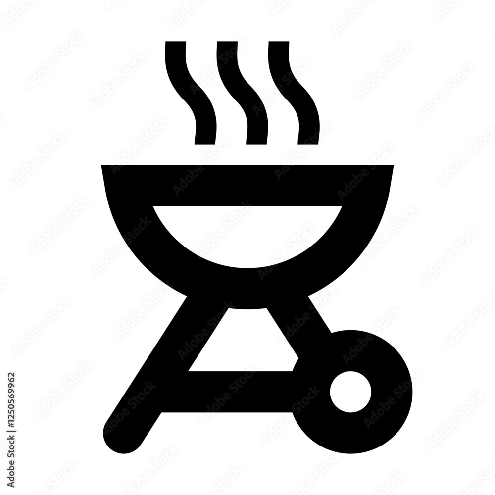 Grill - Simple Minimalist Icon for User Interfaces Grill - Simple Minimalist Icon for User Interfaces