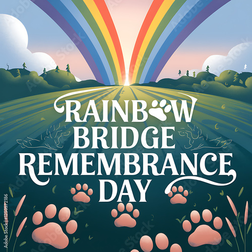 rainbow bridge remembrance day photo