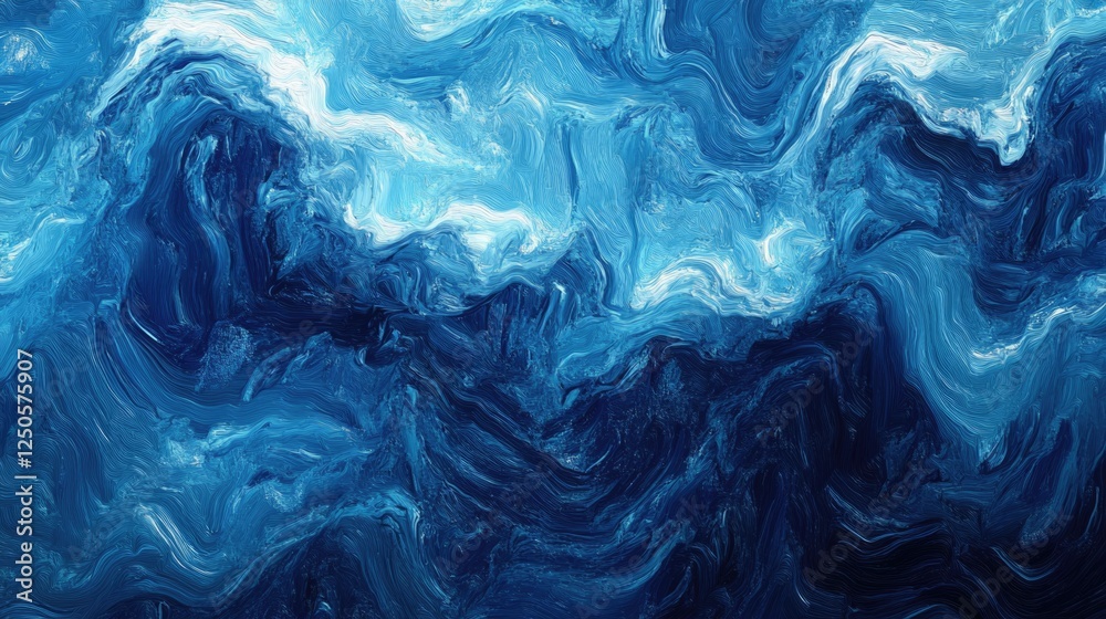 Abstract Blue Waves Fluid Background for Creative Design and Art Projects Abstract Blue Waves Fluid Background for Creative Design and Art Projects