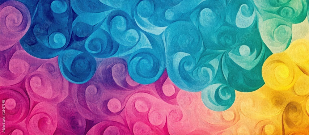 Vibrant abstract swirls in multicolored hues creating a dynamic and textured background for artistic projects and designs. Vibrant abstract swirls in multicolored hues creating a dynamic and textured background for artistic projects and designs.