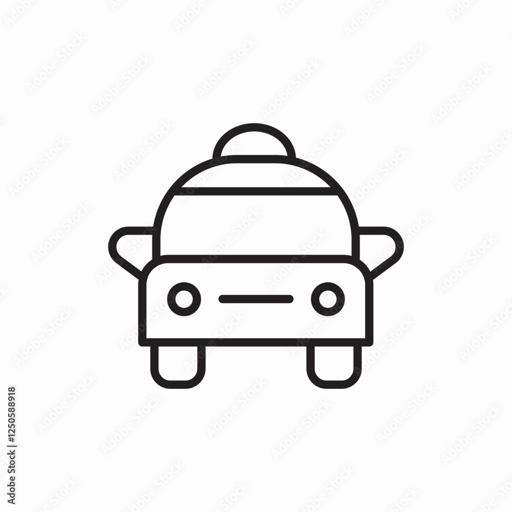 Taxi passenger service icon vector sign Taxi passenger service icon vector sign