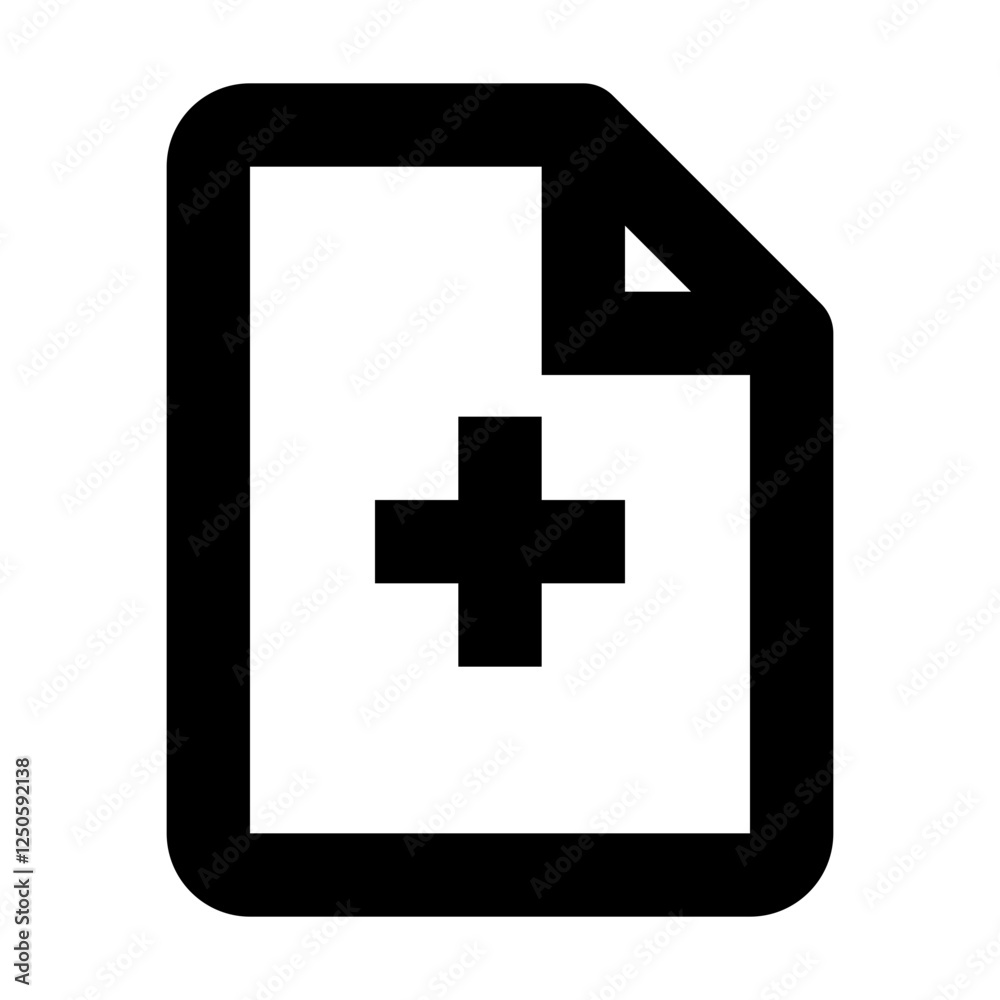 Medical File - Simple Minimalist Health Icon - Wellness & Medical Care Medical File - Simple Minimalist Health Icon - Wellness & Medical Care