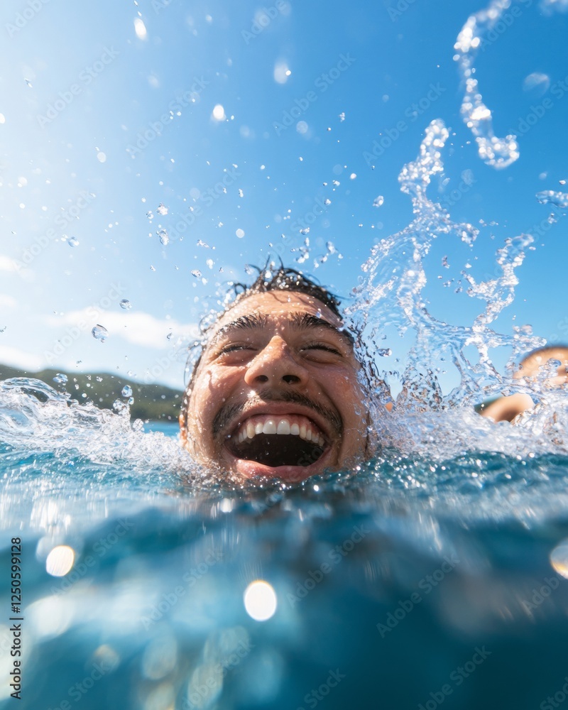 Vibrant Water Play Multicultural Youth Enjoying Serene Lake Splash - Dynamic for Social Marketing and Lifestyle Branding in Modern Diversity Promotions Vibrant Water Play Multicultural Youth Enjoying Serene Lake Splash - Dynamic for Social Marketing and Lifestyle Branding in Modern Diversity Promotions