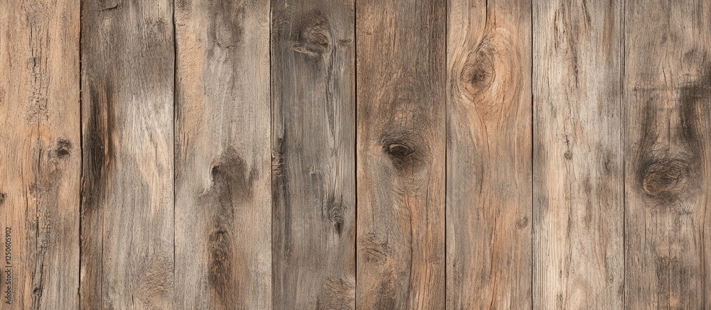 Naklejka premium Rustic weathered wooden planks background suitable for vintage or nature-themed designs and backgrounds in various creative projects